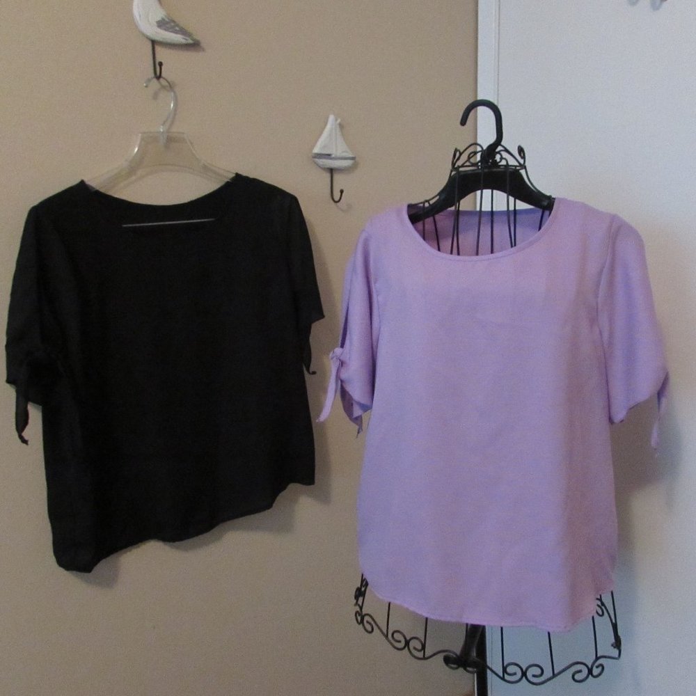 SHEIN Cold Shoulder Blouses